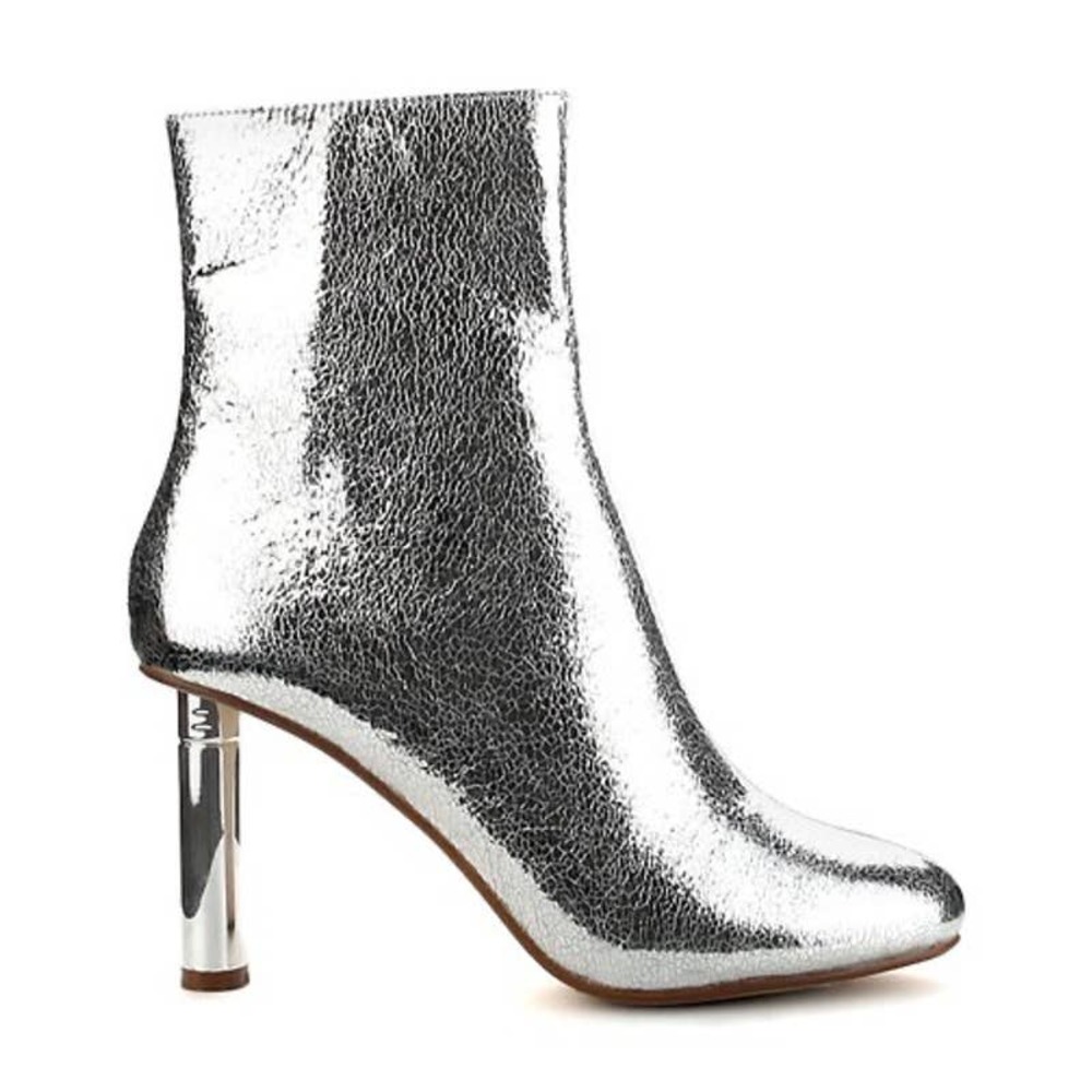 Cape Robbin Silver Metallic Athena Ankle Boot